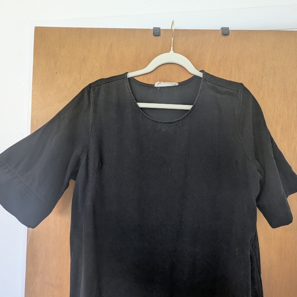 Everlane Classic Black Midi Dress - Picture 4 of 6